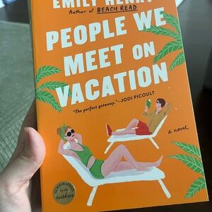Signed People We Meet on Vacation Book by Emily Henry
